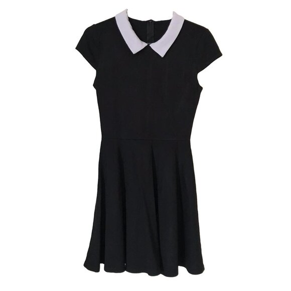 Wednesday Addams Short Sleeve Dress - Picture 1 of 4